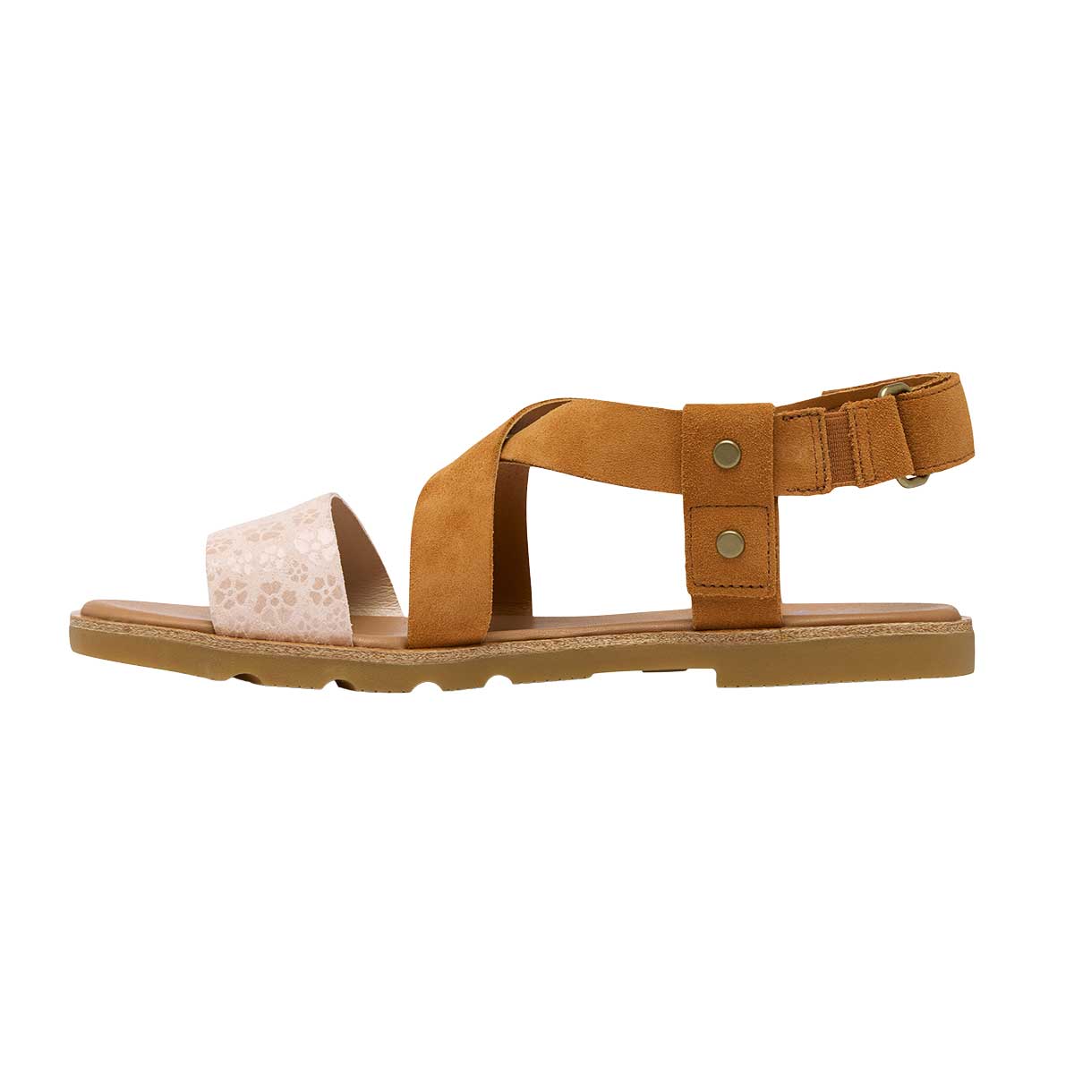 Sorel Ella III Crisscross Sandal Women's in Pearlescent